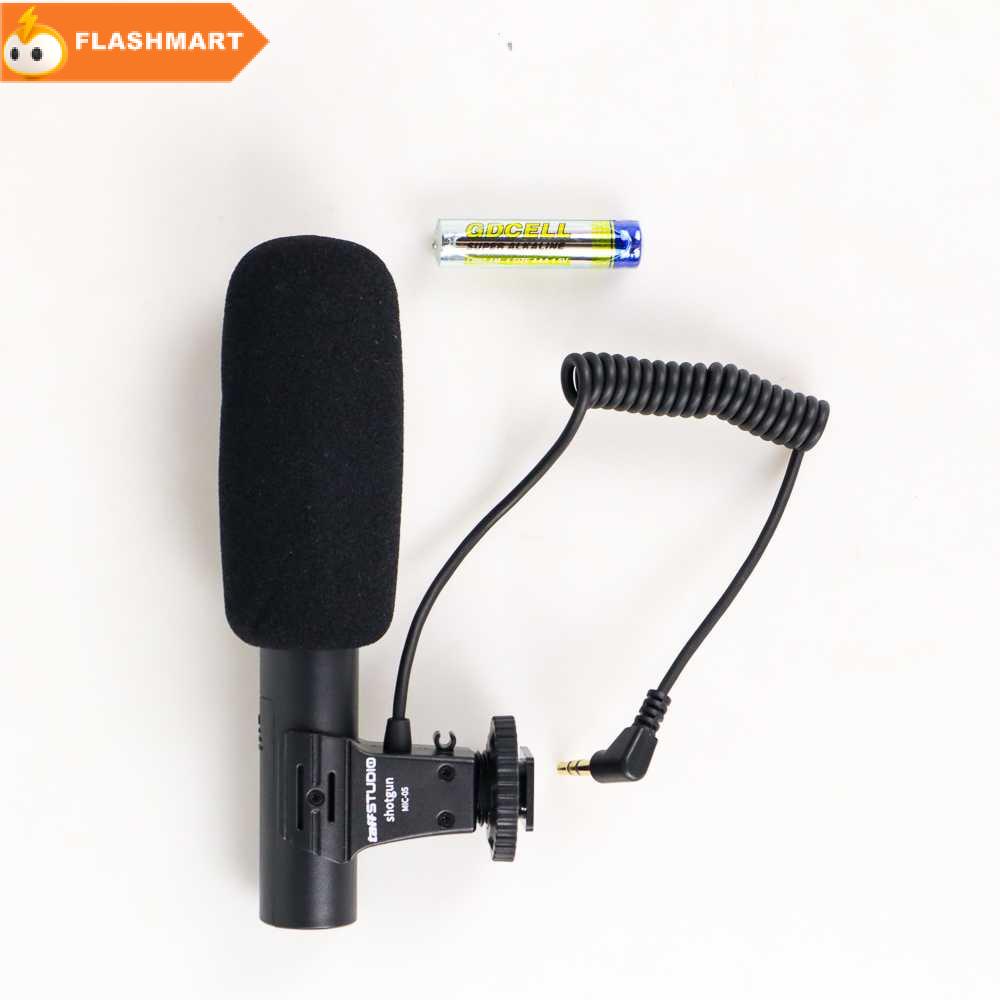 FLASHMART TaffSTUDIO Shotgun Microphone untuk DSLR - MIC-05