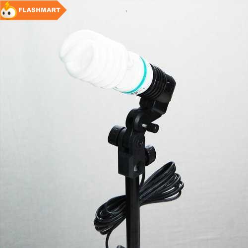 FLASHMART YAM Lamp Holder Lampu Foto Soket E27 dengan Dudukan Payung 1 PCS - HQ-DZ1