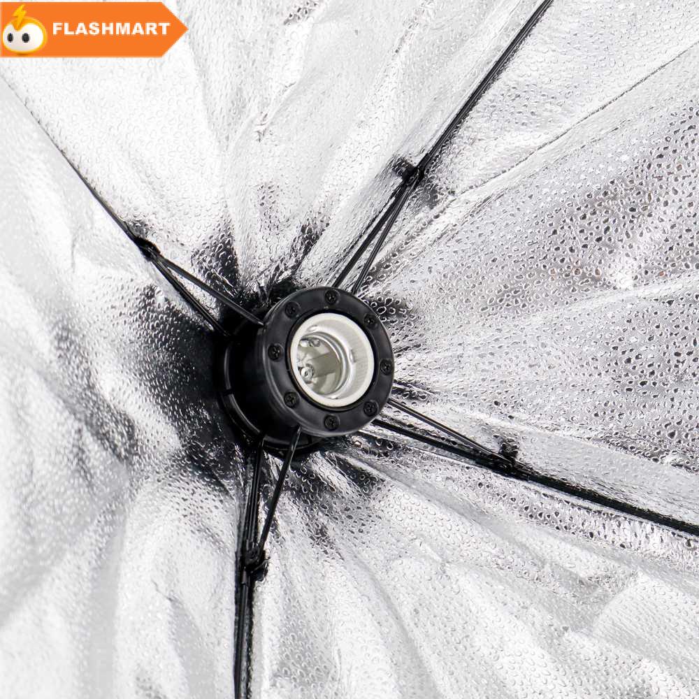 FLASHMART TaffSTUDIO Payung Softbox Reflektor 80x80cm E27 Single Socket - LD-TZ206