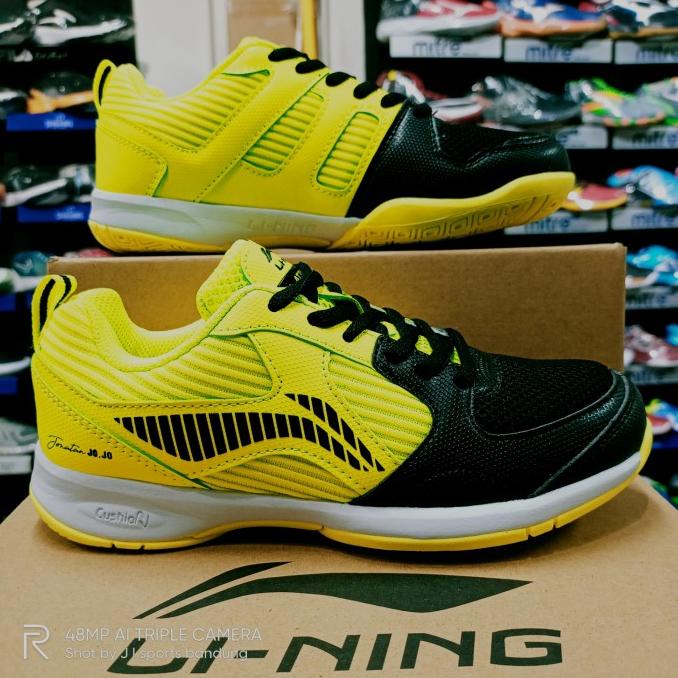 ORIGINAL Sepatu badminton bulutangkis anak lining attack G7 Jojo hijau