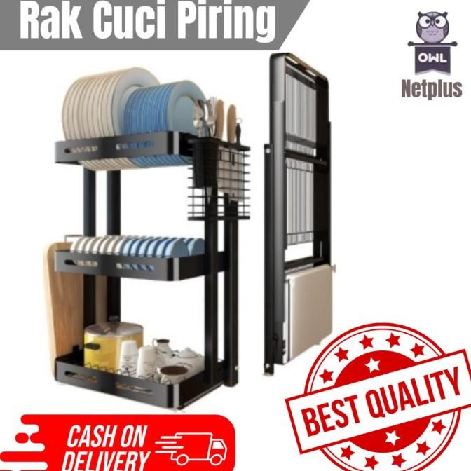 RAK CUCI PIRING RAK PENGERING PIRING MODEL GANTUNG STAINLESS STEEL