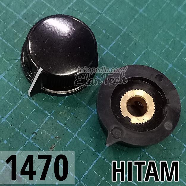 Knob Potensio 1470 Klon Hitam Clone Daka ware DIY Efek Pedal Elan73c