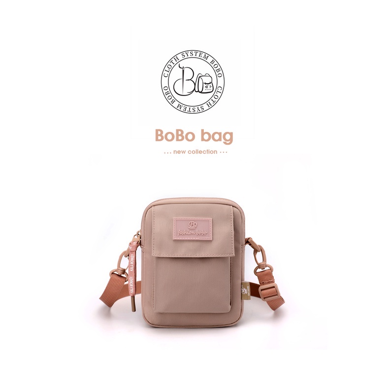 Tas selempang BOBO FASHION 9513 tas selempang wanita nilon waterproof tas original import terbaru