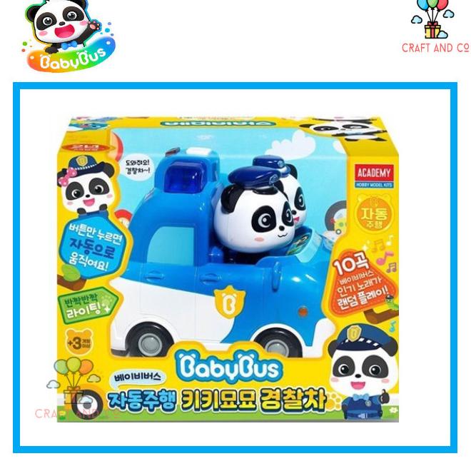 Promo Babybus Police Car Kiki Miu Auto Driving Sensor Not Remote Control Ori Terlaris