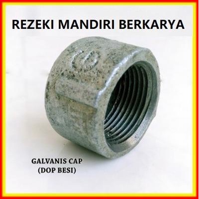 <<<<<] DOP DRAT DALAM BESI 4 INCH GALVANIS / CAP 4 INCH BESI / DOP PIPA BESI