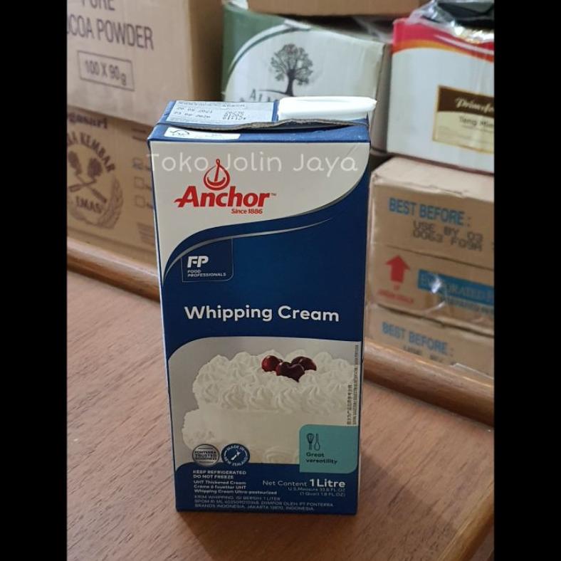 

(Khusus Gojek/Grab) 1L Anchor dairy whipping cream Best Seller