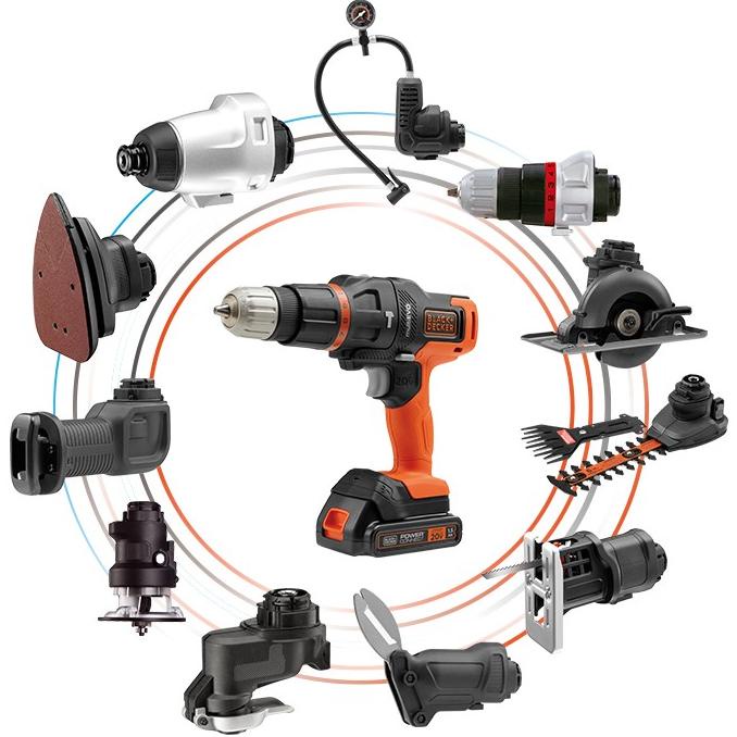Black & Decker Accessories Head For Multi Evo / Aksesories Kepala Evo