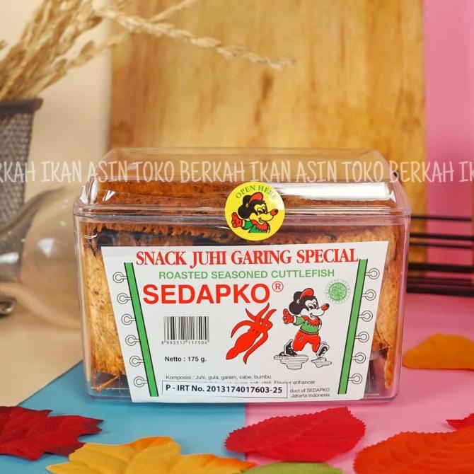 

Abon Juhi Garing 175 gram / Snack Cumi Garing SEDAPKO