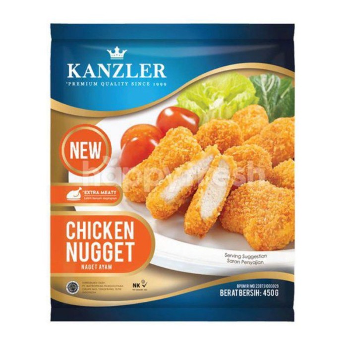 

Kanzler Chicken Nugget 450gr