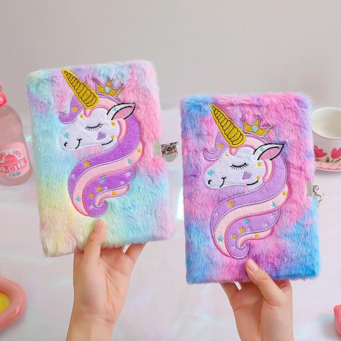 

Buku Diary Gembok Kunci Buku Harian Anak Perempuan Unicorn Buku Tulis