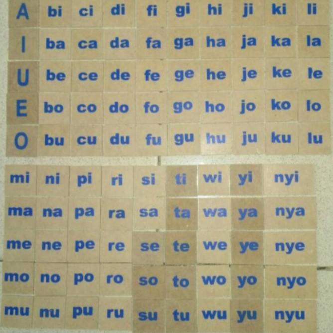 Flash Sale Bluetoys Kotak Belajar Membaca Suku Kata Mainan Edukatif Montessori Terbaru