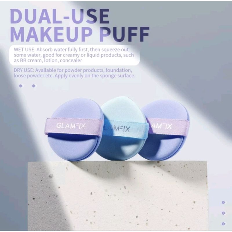 GLAMFIX Flawless Aircushion Puff isi 2 Glam Fix