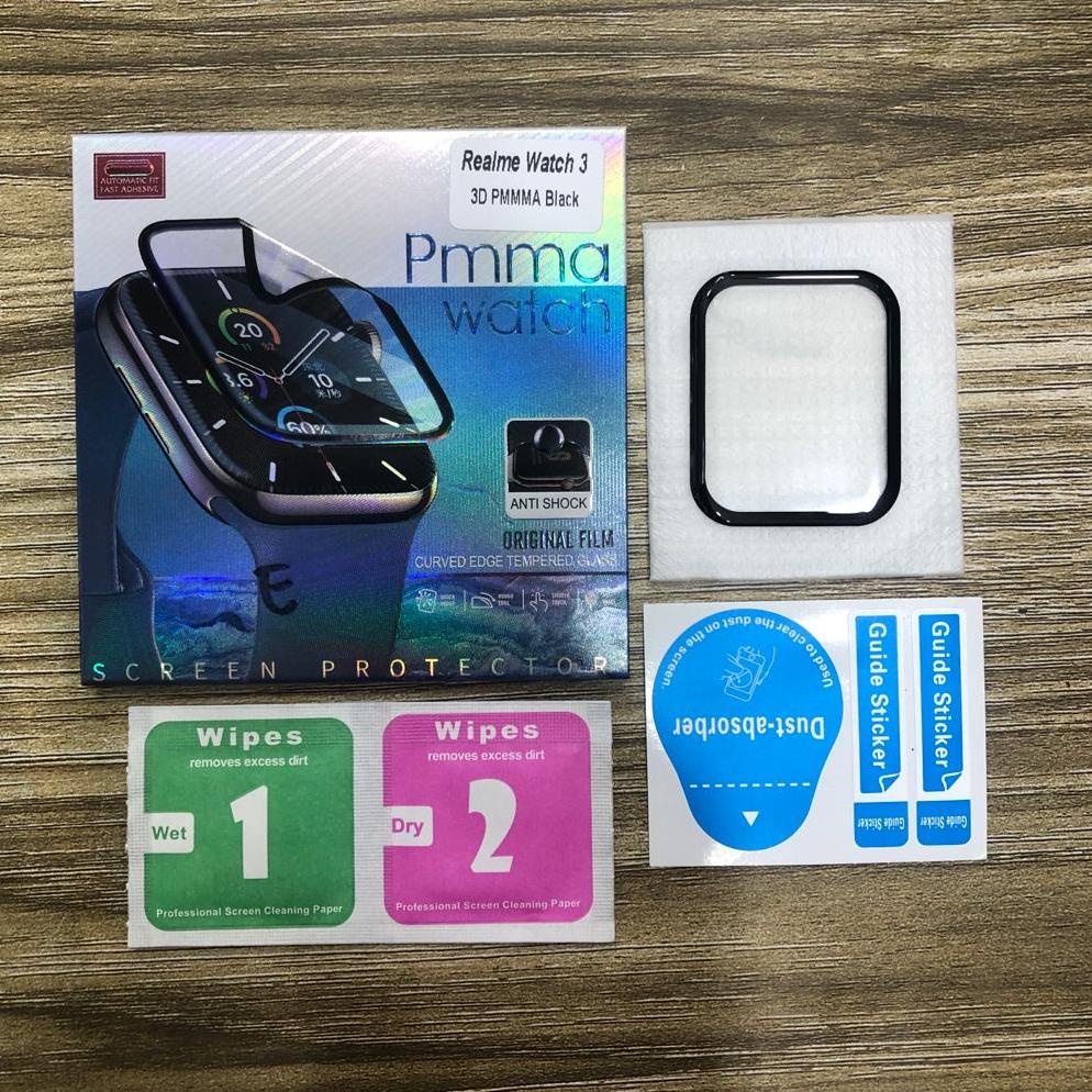 6.6 Anti Gores Jam Tangan Smart Watch Realme Watch 3 Bahan Tpu Pmma