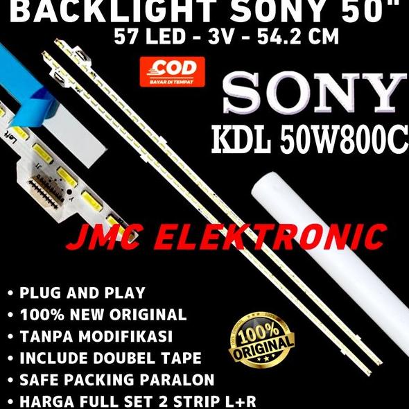 BACKLIGHT TV LED SONY 50 INC KDL 50W800C 50W800 KDL50W800C KDL50W800 LAMPU BL 50IN
