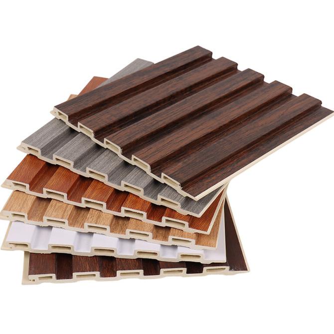 Wpc Wall Panel Slim Dekor Dinding 300Cm Wood Panel 3M Pvc Terbaru 10Mm Original