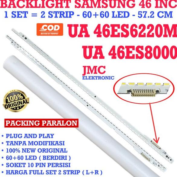 BACKLIGHT TV LED SAMSUNG 46 INC UA 46ES6220M 46ES6220 UA46ES8000 UA46ES6220M  46ES8000 46ES 46IN 46 