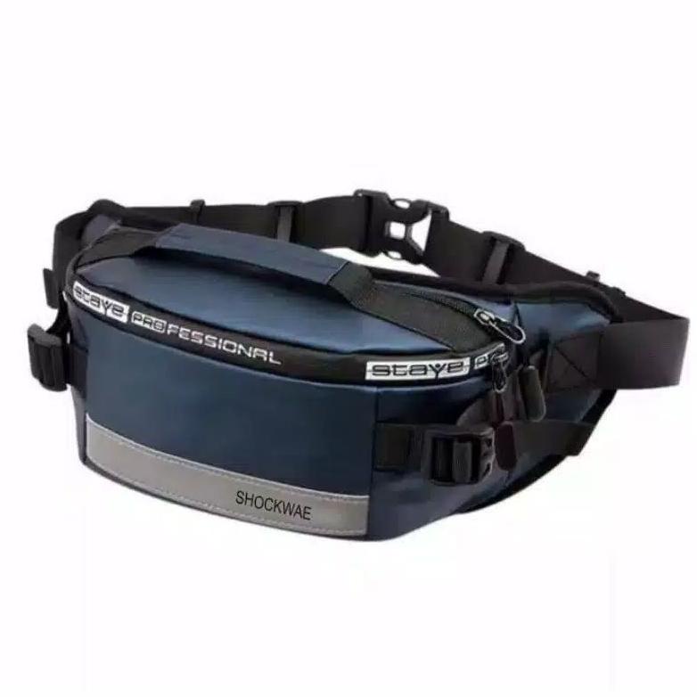 Promo Tas Pinggang Waistbag Waterproff Pria Shockwae Honsui Tapax