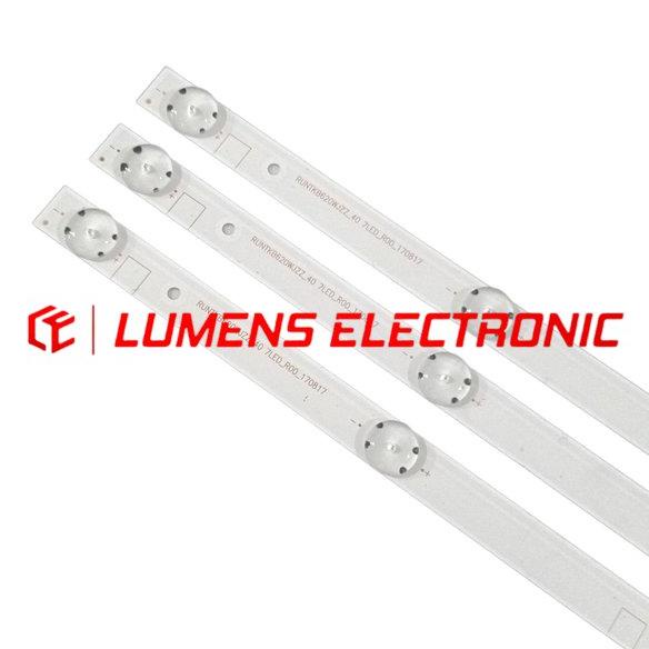 BACKLIGHT TV LED SHARP 40 IN LC 40SA5100i 40SA5200i 40SA5100 40SA5200 40SA LAMPU BL 7K 3V LC-40SA510