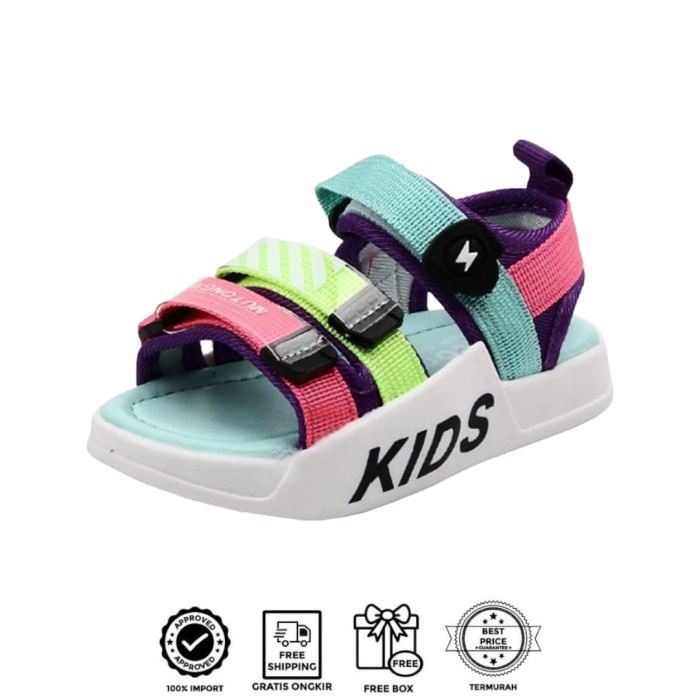

[COD] Sandal Anak Perempuan & Laki-Laki CANDY OCEANA Import Size 21-30