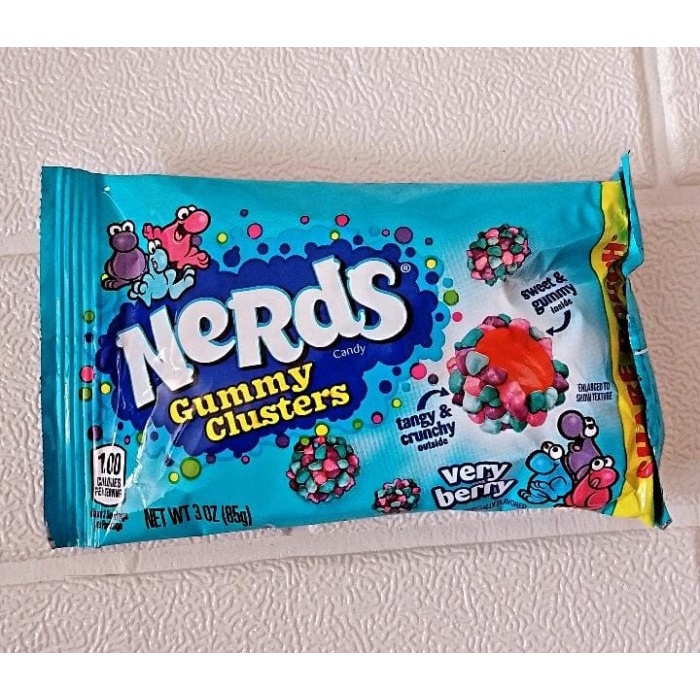 

Nerds Gummy Clusters very berry 85 gr