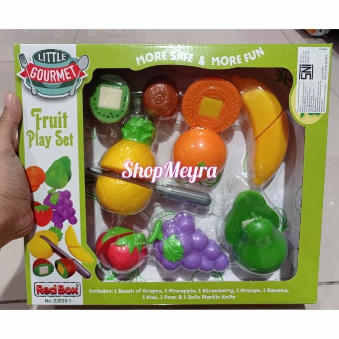 HOT SALE REDBOX LITTLE GOURMET FRUIT PLAYSET MAINAN POTONG BUAH TERLARIS