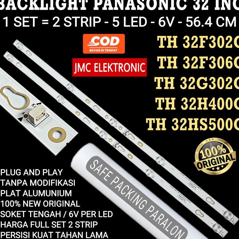Termurah BACKLIGHT TV PANASONIC 32 INC TH-32F302G TH-32G302G TH-32H400G TH-32F306G TH-32HS500G TH32F