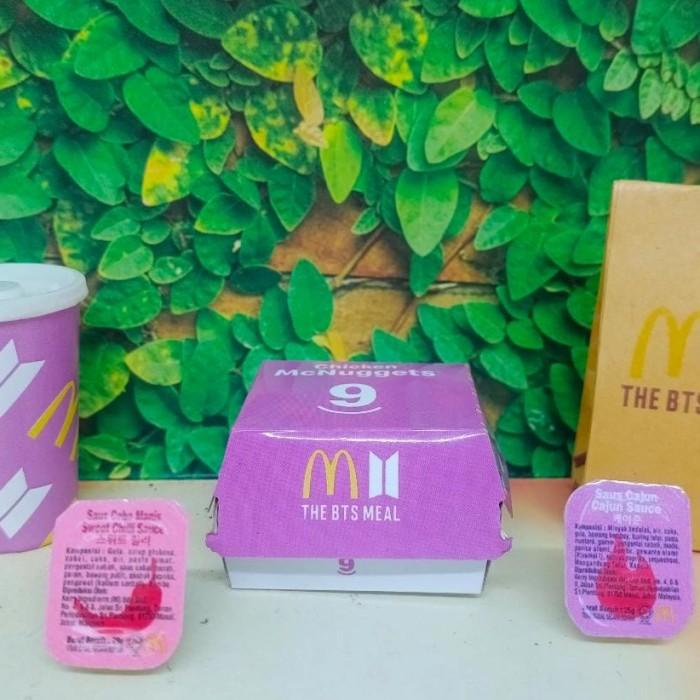 magnet kulkas bts meal mcd set