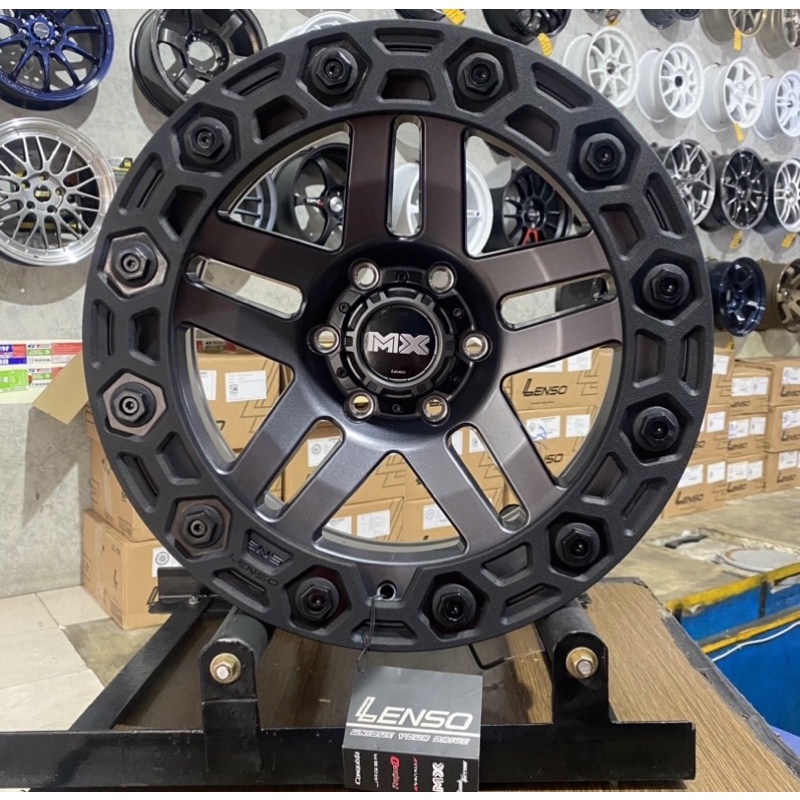 Velg Mobil Offroad Lenso MX Fury R18 untuk Fortuner Pajerosport Hilux