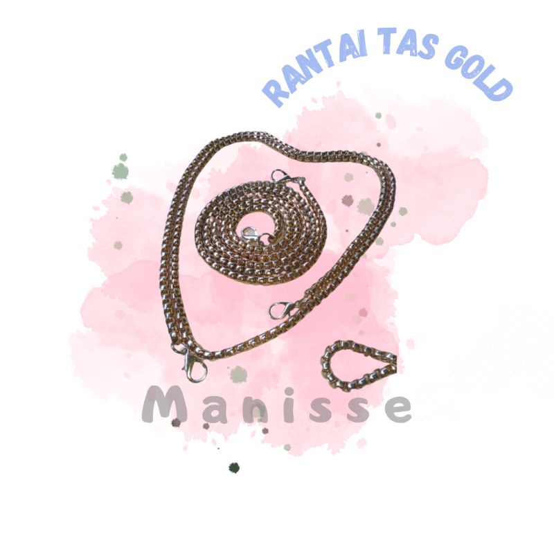 105cm Rantai Tas Gold | Rantai Panjang Gold | Rantai Tas Kondangan