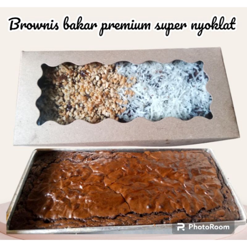 

brownis bakar premium super nyoklat enak banget