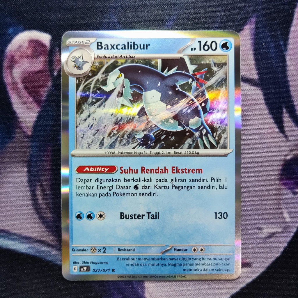 pokemon (ID) baxcalibur - SV2P 027/071 - R