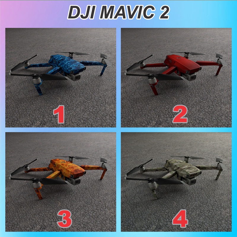 DJI MAVIC 2 PROTECTOR DRONE FC Camo