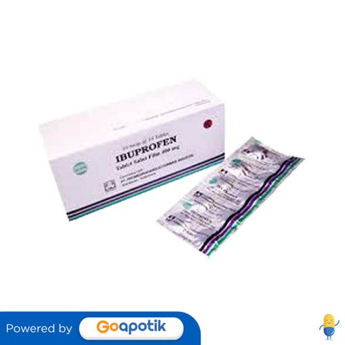 IBUPROFEN YARINDO 400 MG BOX 100 TABLET