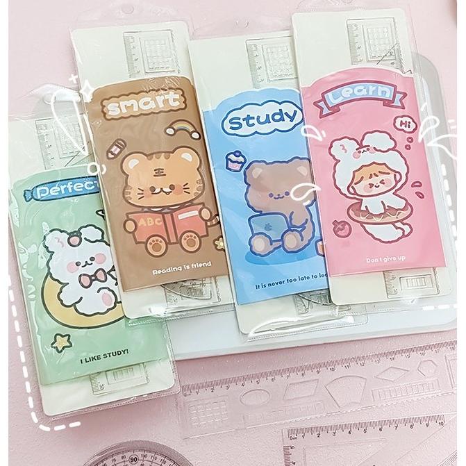 

Penggaris Set Model 4Pcs Karakter Lucu