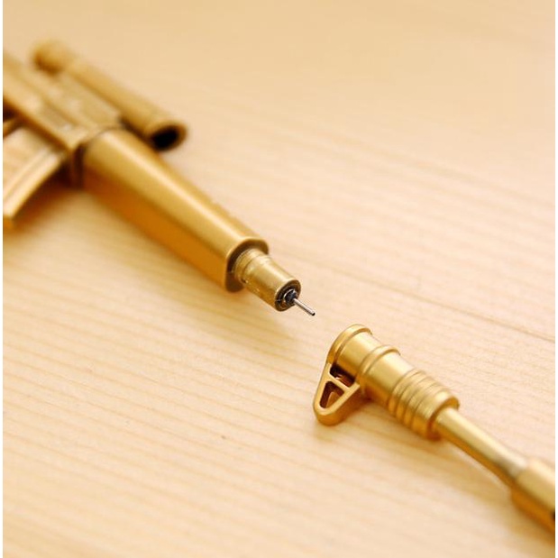 

Pulpen Sniper Gold Pena Lucu