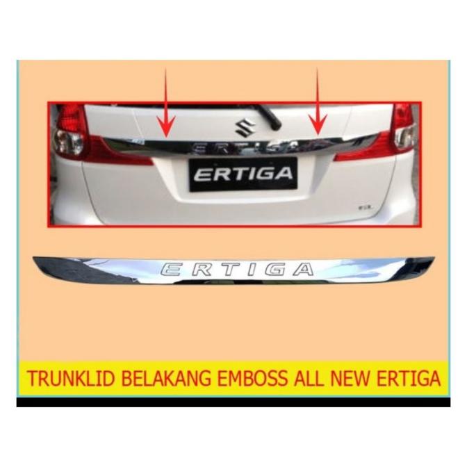 Trunklid Suzuki Ertiga 2016/2017 Emboss