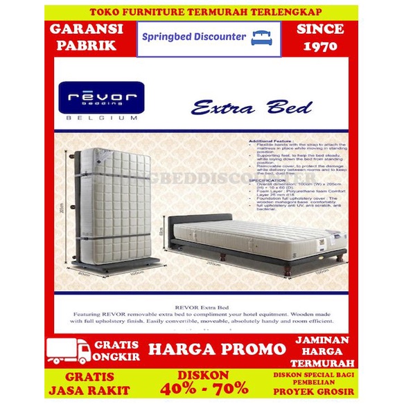 Revor Ranjang Lipat Kasur Extrabed Lipat Hotel Folding Bed Foldingbed