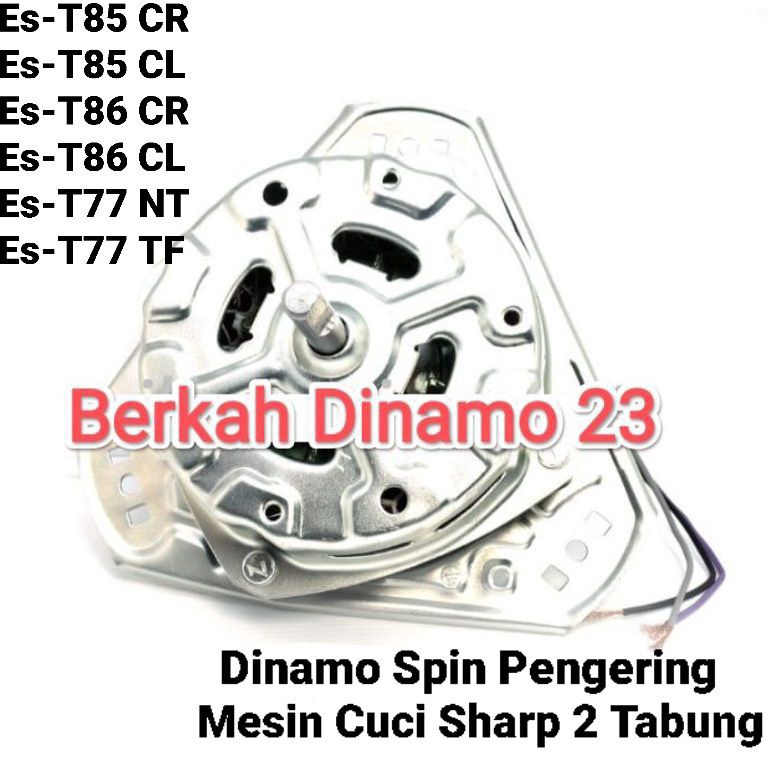 Model terbaru Dinamo Pengering Mesin Cuci Sharp ES-T85CR / ES-T86CL / ES-T85CL / ES-T86CR ES-T75NT ES-T77TF Spin Pengering 81