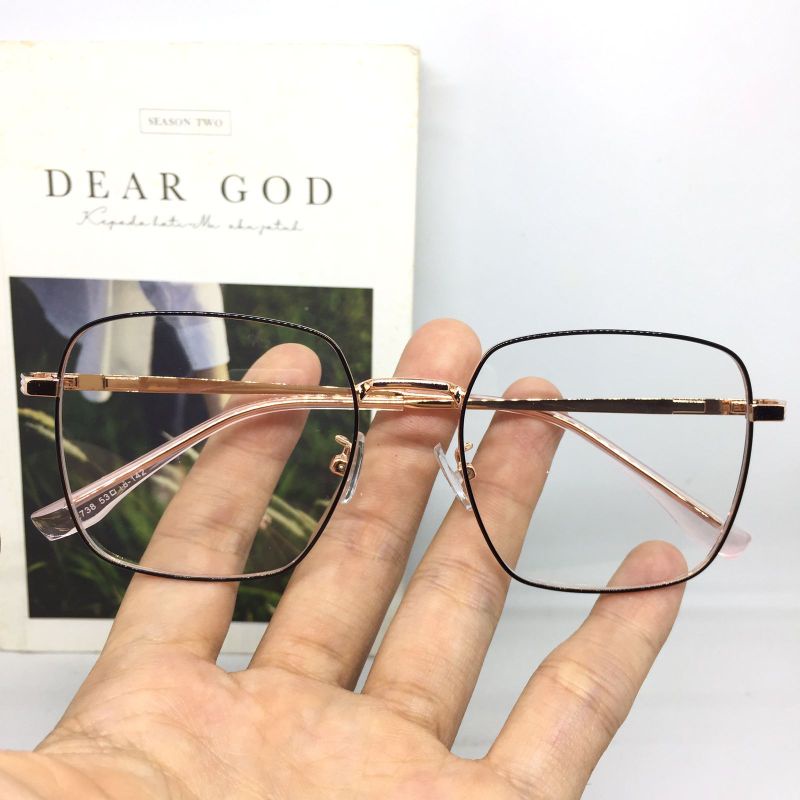 Kacamata Baca 72738 +1.00 sd +3.00 Kacamata Baca Kotak Cewek Cowok