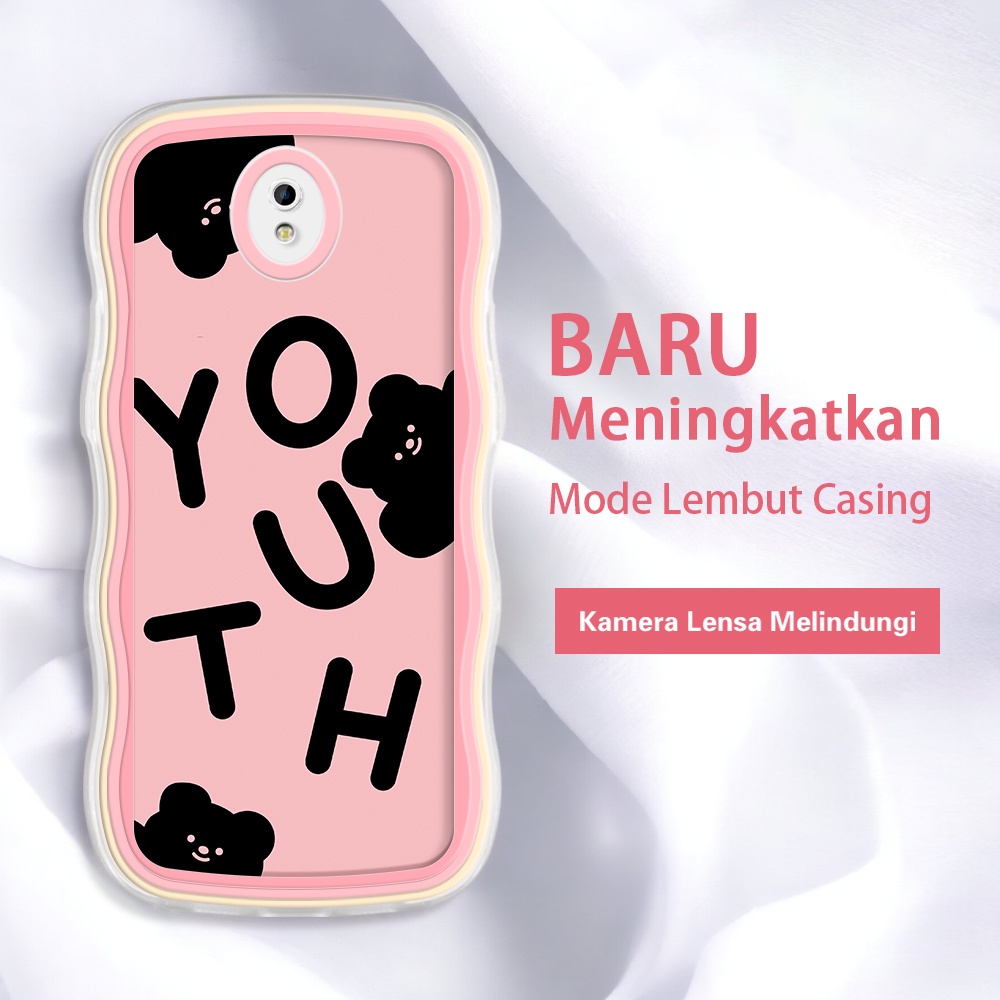Samsung J7 j7pro  j2 Prime 2017 New Cute Youth Bear Kesing sofe case hp murah cassing jelly aksesori