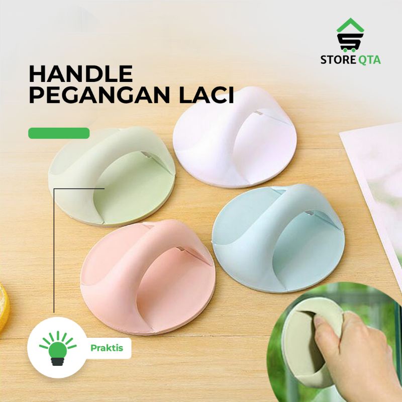 Pegangan Handle Stiker Lemari Laci Pakaian tarikan kaca laci pintu rumah Multifungsi