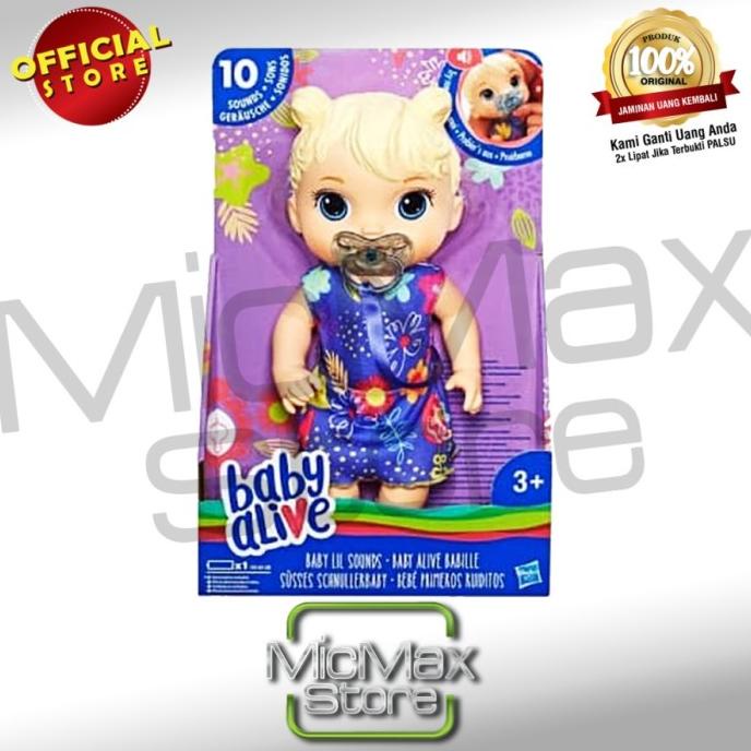 Baby Alive Lil Sounds Interactive Baby Doll Ori Hasbro