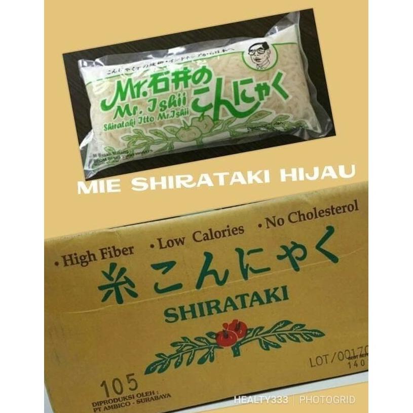 

Mie Shirataki Wet noodles isshi ito hijau isi 25 Best Seller