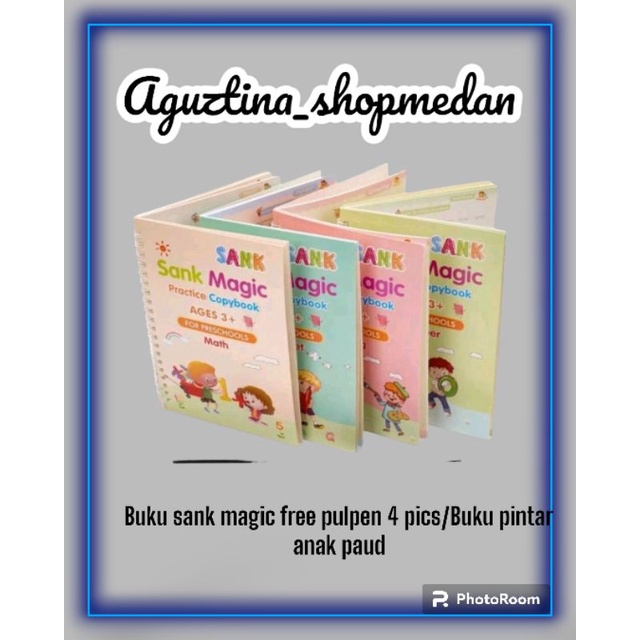 

BUKU PINTAR ANAK PAUD/BUKU LATIHAN BELAJAR MENULIS ANAK SANK MAGIC FREE 4 PICS PULPEN/BUKU BELAJAR ANAK BISA DIHAPUS