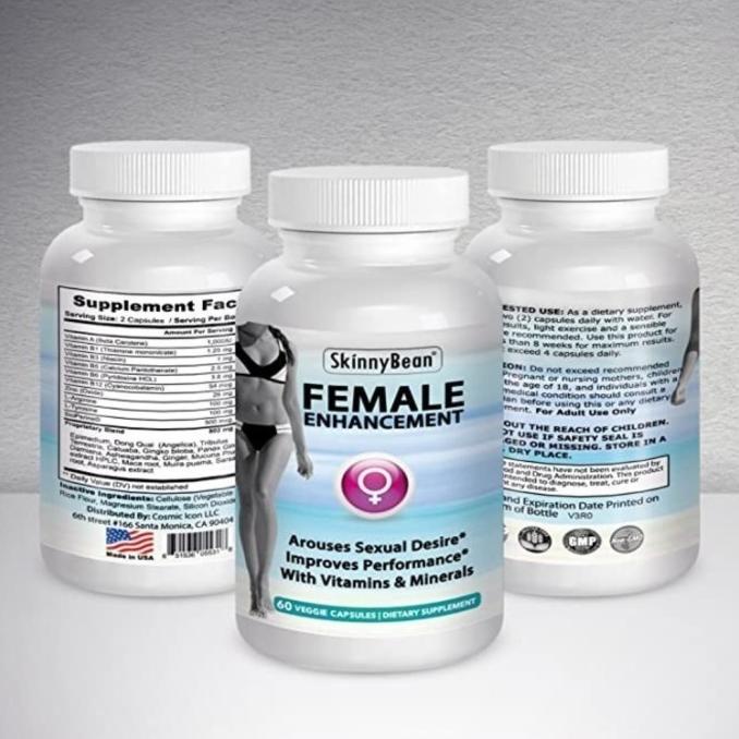 Suplemen Libido Wanita Female Enhancement Skinny Bean 60 Capsule Ori