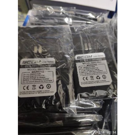 FIN059 Battery baterai  original HT Scom 888s PRO 3000mAh *