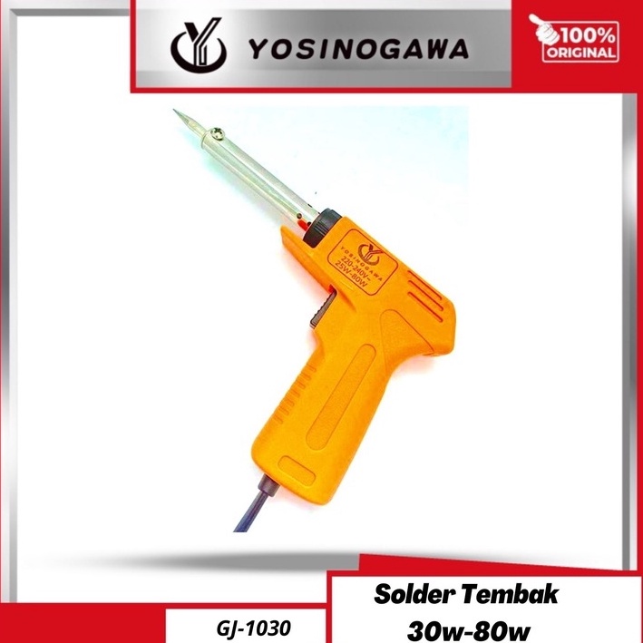 (Y♪N7✔) YOSINOGAWA - Solder Tembak Listrik 30W~80W Solder Gun-NEW super.keren