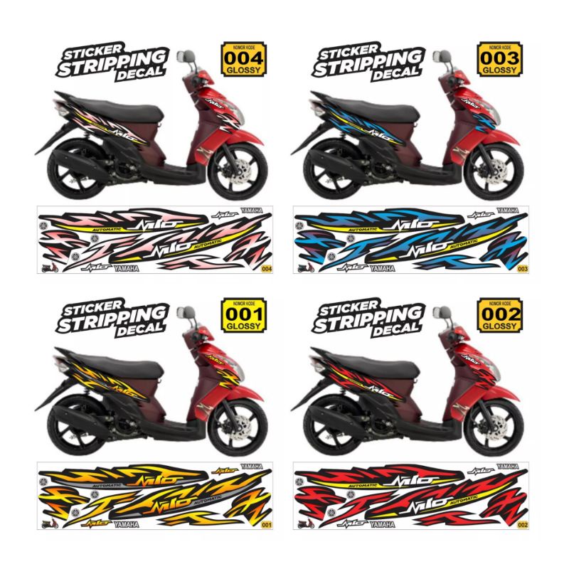 Decal / Sticker / Lis / Striping Mio soul karbu / old / Mio soul Z / MX / Mio karbu