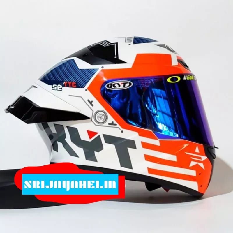 HELM KYT TT COURSE FUSELAGE PAKET GANTENG