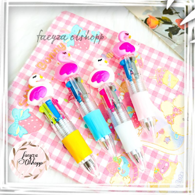 

PULPEN CETEK 4WARNA FLAMINGGO PULPEN MINI PULPEN LUCU MOTIF KEKINIAN VIRAL
